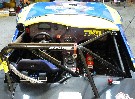 EPMiata.Com race car cockpit view, above rear.